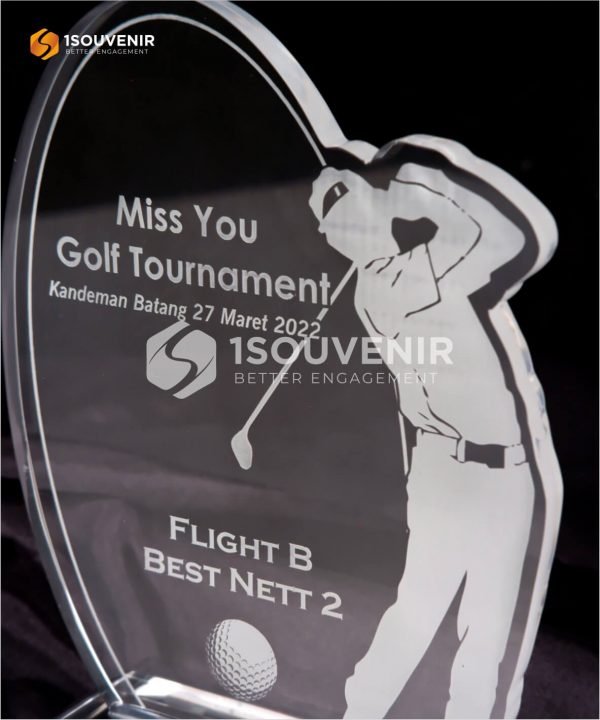 DETAIL-PA235 Piala Olahraga Miss You Golf Tournament
