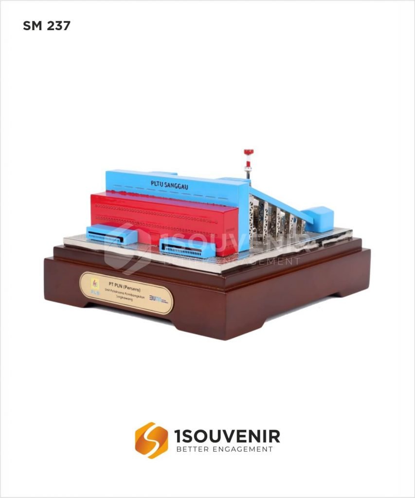 SM237 Souvenir Miniatur PLTU Sanggau